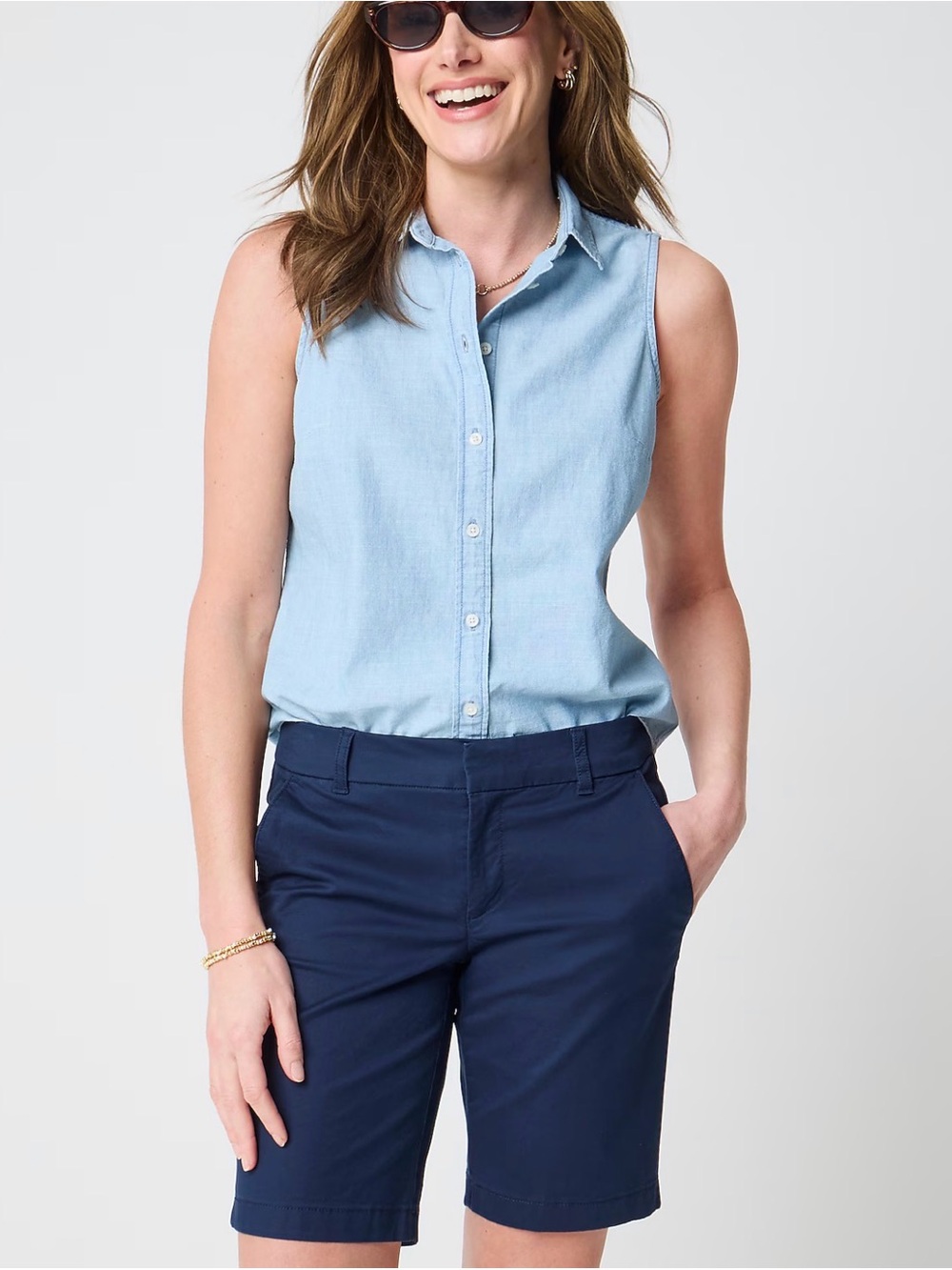 J Crew Womens 9" Frankie bermuda chino short 14 NWT